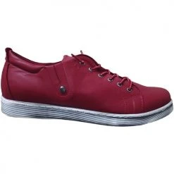 Andrea Conti 0348736 sneaker Couleur Rouge cuir -Andrea Conti Soldes 18249323 500 B