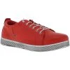 Andrea Conti Baskets cuir Couleur Rouge