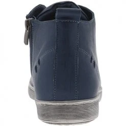Andrea Conti Baskets basses cuir Couleur Bleu jean -Andrea Conti Soldes 23113502 500 D