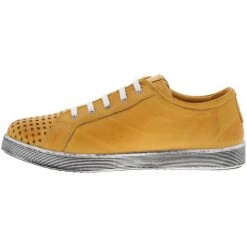 Andrea Conti Baskets basses cuir Couleur Jaune -Andrea Conti Soldes 23113504 500 C
