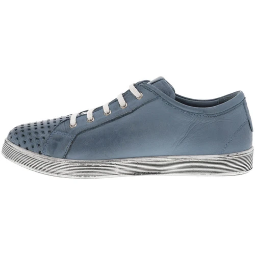 Andrea Conti Baskets basses cuir Couleur Bleu ciel 5 Andrea Conti Baskets basses cuir Couleur Bleu ciel – Image 3